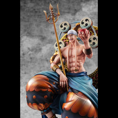 One Piece P.O.P PVC Statue Neo Maximum The only God of Skypiea Enel 34 cm 4535123716348