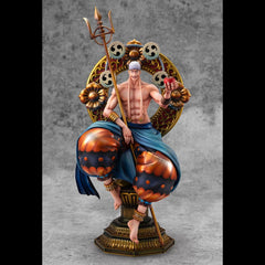 One Piece P.O.P PVC Statue Neo Maximum The only God of Skypiea Enel 34 cm 4535123716348