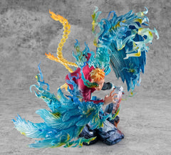 One Piece P.O.P MAS Maximum PVC Statue Marco the Phoenix Leader of 1st group of Whitebeard Pirates 32 cm 4535123716508