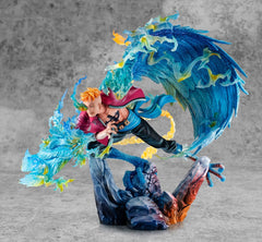 One Piece P.O.P MAS Maximum PVC Statue Marco the Phoenix Leader of 1st group of Whitebeard Pirates 32 cm 4535123716508