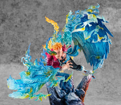 One Piece P.O.P MAS Maximum PVC Statue Marco the Phoenix Leader of 1st group of Whitebeard Pirates 32 cm 4535123716508