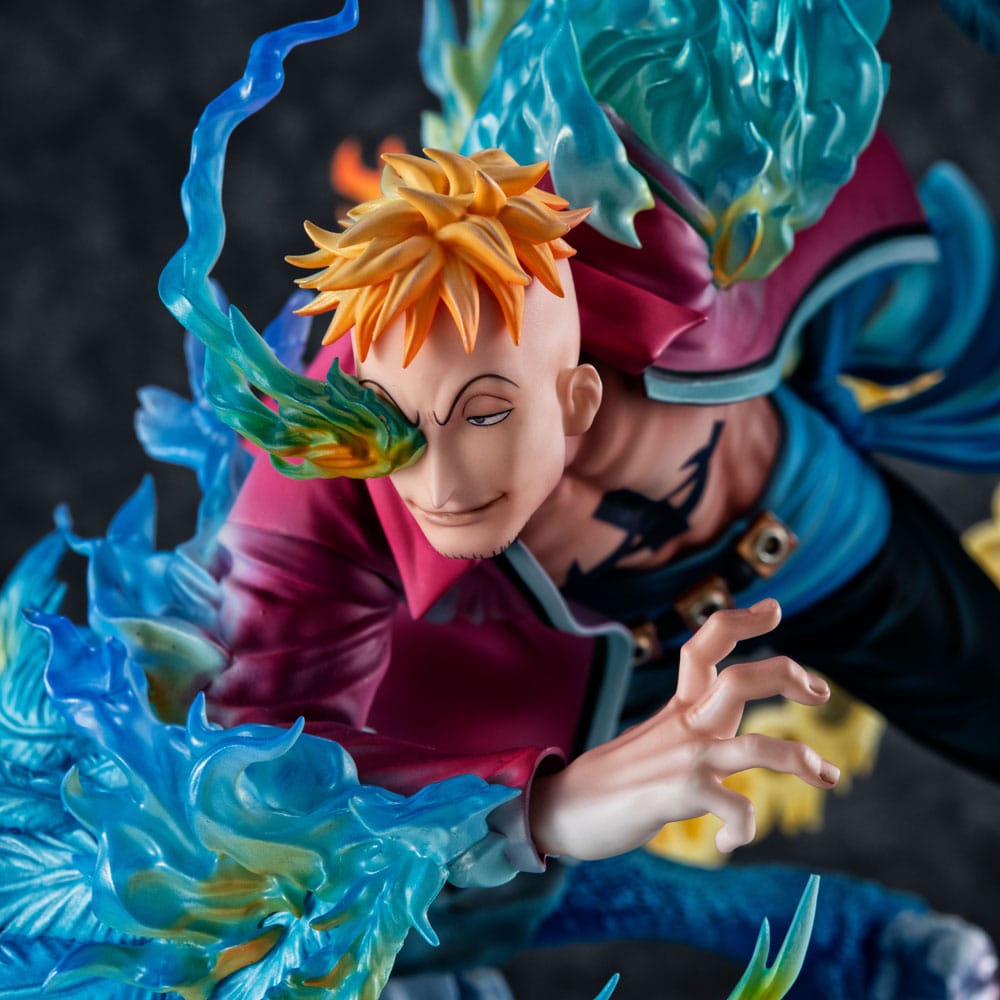 One Piece P.O.P MAS Maximum PVC Statue Marco the Phoenix Leader of 1st group of Whitebeard Pirates 32 cm 4535123716508