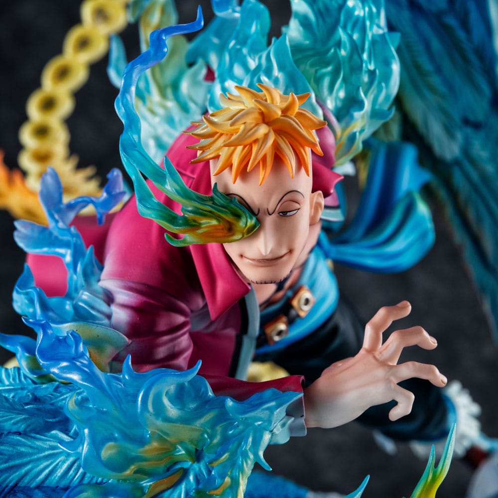 One Piece P.O.P MAS Maximum PVC Statue Marco the Phoenix Leader of 1st group of Whitebeard Pirates 32 cm 4535123716508