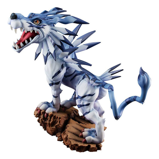 Digimon Adventure Precious G.E.M. Series PVC Statue Garurumon Battle Ver. 28 cm 4535123833359