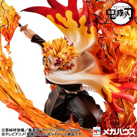 Demon slayer: Kimetsu no Yaiba Kyojuro Precious G.E.M. Series 1/8 PVC Statue Rengoku Flame Breathing Fifth Form:Flame Tiger 24 cm 4535123834547