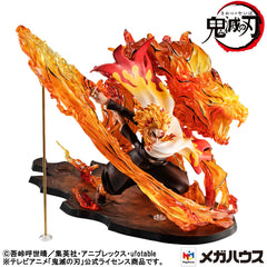 Demon slayer: Kimetsu no Yaiba Kyojuro Precious G.E.M. Series 1/8 PVC Statue Rengoku Flame Breathing Fifth Form:Flame Tiger 24 cm 4535123834547