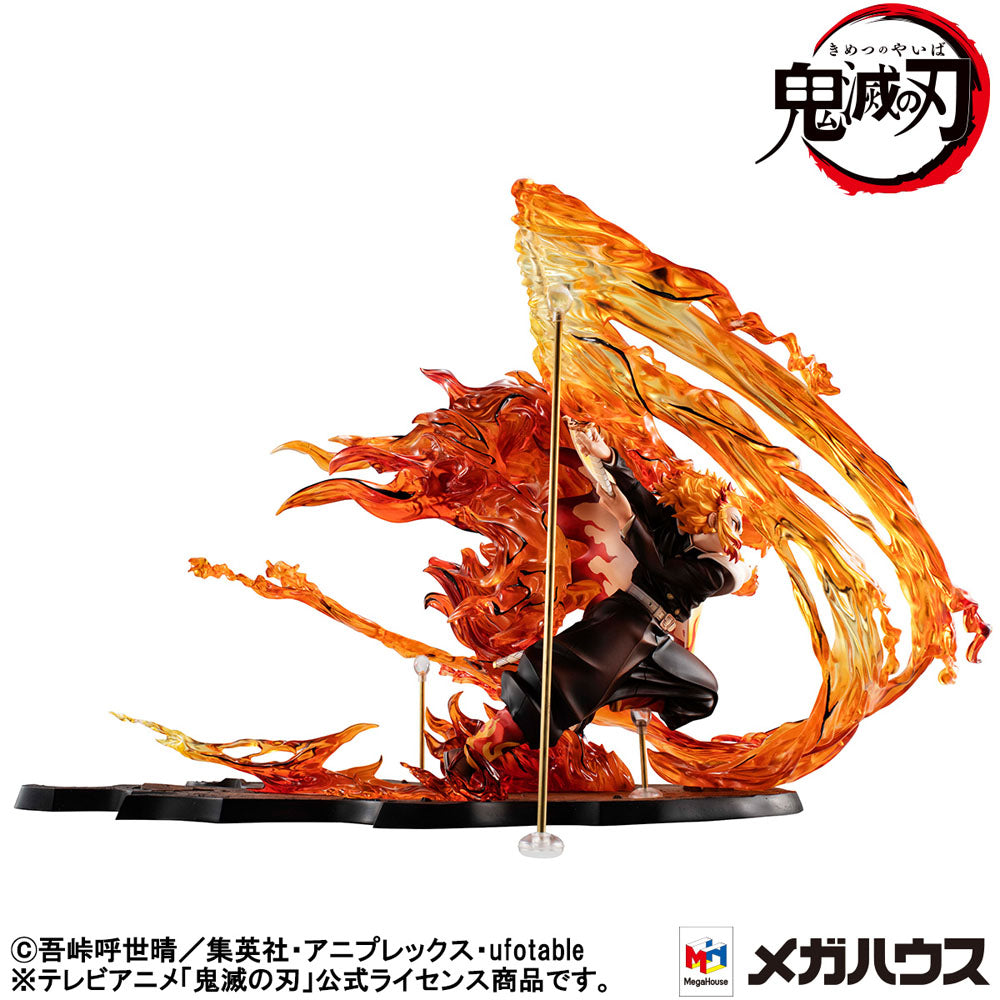 Demon slayer: Kimetsu no Yaiba Kyojuro Precious G.E.M. Series 1/8 PVC Statue Rengoku Flame Breathing Fifth Form:Flame Tiger 24 cm 4535123834547