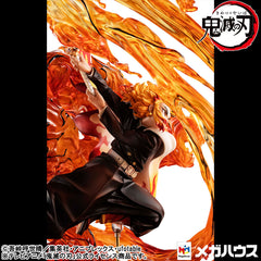 Demon slayer: Kimetsu no Yaiba Kyojuro Precious G.E.M. Series 1/8 PVC Statue Rengoku Flame Breathing Fifth Form:Flame Tiger 24 cm 4535123834547