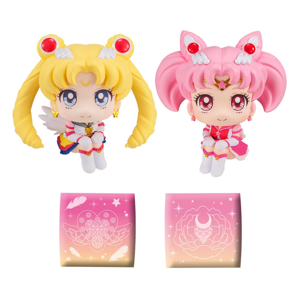 Sailor Moon Cosmos The Movie Look Look Up PVC Statues Eternal Sailor Moon & Eternal Sailor Chibi Moon LTD Ver. 11 cm 4535123834899