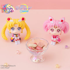 Sailor Moon Cosmos The Movie Look Look Up PVC Statues Eternal Sailor Moon & Eternal Sailor Chibi Moon LTD Ver. 11 cm 4535123834899