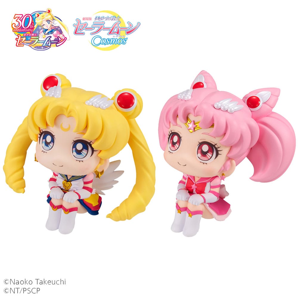 Sailor Moon Cosmos The Movie Look Look Up PVC Statues Eternal Sailor Moon & Eternal Sailor Chibi Moon LTD Ver. 11 cm 4535123834899