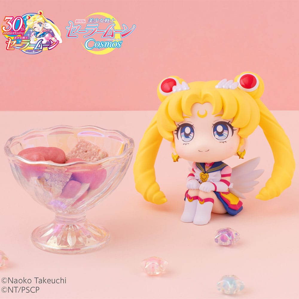 Sailor Moon Cosmos The Movie Look Look Up PVC Statues Eternal Sailor Moon & Eternal Sailor Chibi Moon LTD Ver. 11 cm 4535123834899