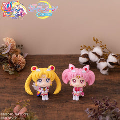 Sailor Moon Cosmos The Movie Look Look Up PVC Statues Eternal Sailor Moon & Eternal Sailor Chibi Moon LTD Ver. 11 cm 4535123834899