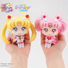 Sailor Moon Cosmos The Movie Look Look Up PVC Statues Eternal Sailor Moon & Eternal Sailor Chibi Moon LTD Ver. 11 cm 4535123834899