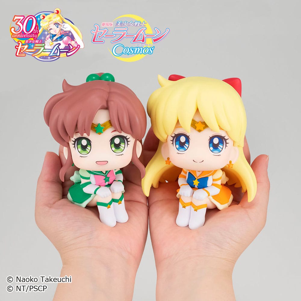 Sailor Moon Look Up PVC Statue Eternal Sailor Jupiter & Eternal Sailor Venus 11 cm 4535123837159