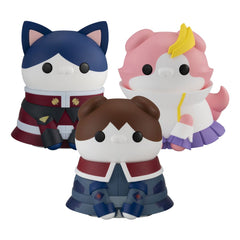 Mobile Suit Gundam SEED Mega Cat Project Trading Figures Nyanto! The Big Cat Nyandam SEED Series Set 10 cm (With Gift) 4535123838446