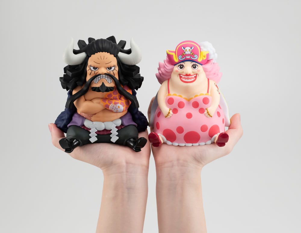 One Piece Look Up PVC Statue Kaido the Beast & Big Mom 11 cm (with Gourd & Semla) 4535123838729