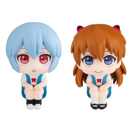 Evangelion: 3.0+1.0 Thrice Upon a Time Look Up PVC Statue Rei Ayanami & Shikinami Asuka Langley 11 cm (with gift) 4535123838750