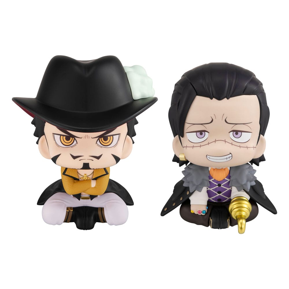 One Piece Look Up PVC Statues Dracule Mihawk & Crocodile 11 cm (with gift) 4535123839665