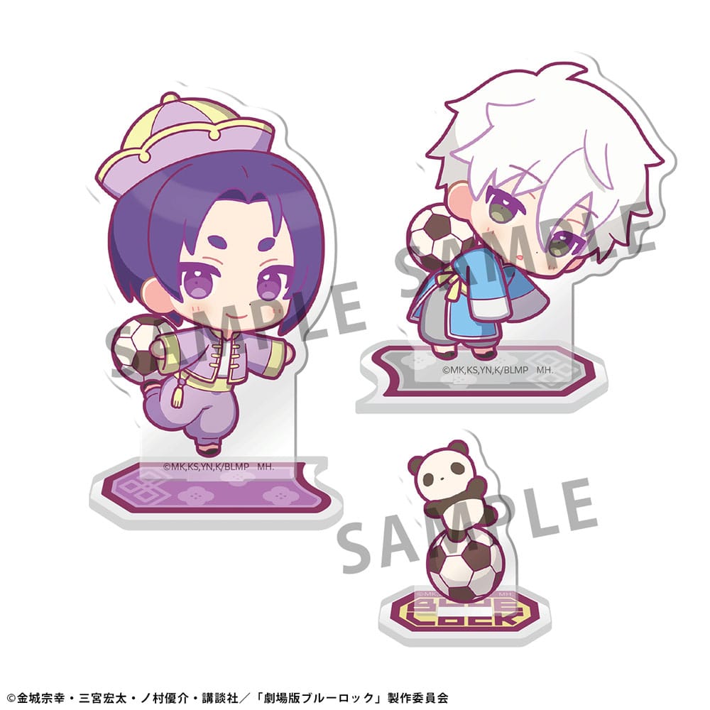 Blue Lock The Movie Acrylic Stand Buddycolle Episode Nagi A: Seishiro Nagi & Reo Mikage Panda ver. 14 cm 4535123839856