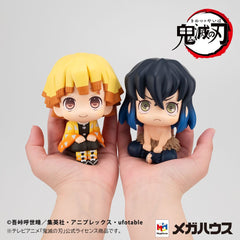 Demon Slayer: Kimetsu no Yaiba Look Up PVC Statue Zenitsu Agatsuma Smile Ver. & Inosuke Hashibira Bossy Ver. 11 cm (with gift) 4535123840371