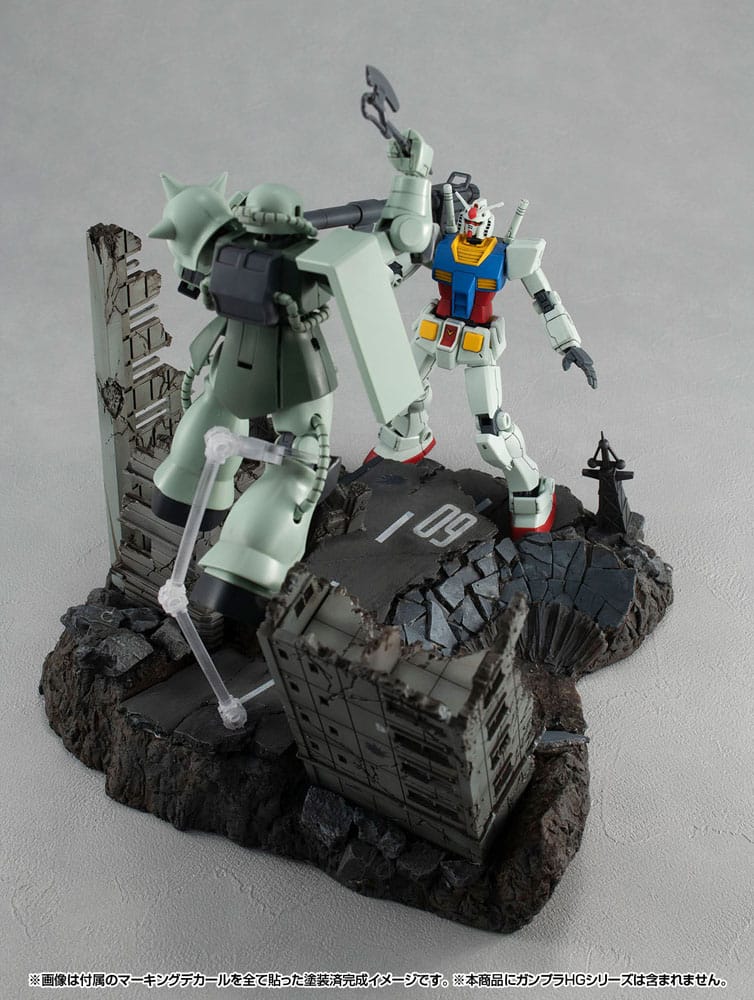 Mobile Suit Gundam Realistic Model Series Diorama G Structure GS02M The abandoned buildings in New Yark City Material Color Edition 4535123840876