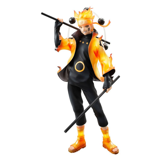 Naruto Shippuden G.E.M. Series PVC Statue Naruto Uzumaki Six Paths Sage Mode 15th Anniversary Ver. 22 cm 4535123841088