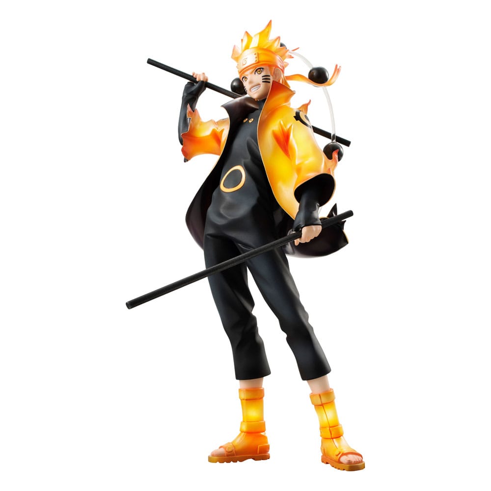 Naruto Shippuden G.E.M. Series PVC Statue Naruto Uzumaki Six Paths Sage Mode 15th Anniversary Ver. 22 cm 4535123841088