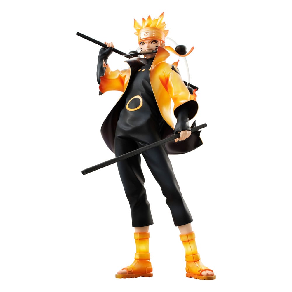 Naruto Shippuden G.E.M. Series PVC Statue Naruto Uzumaki Six Paths Sage Mode 15th Anniversary Ver. 22 cm 4535123841088