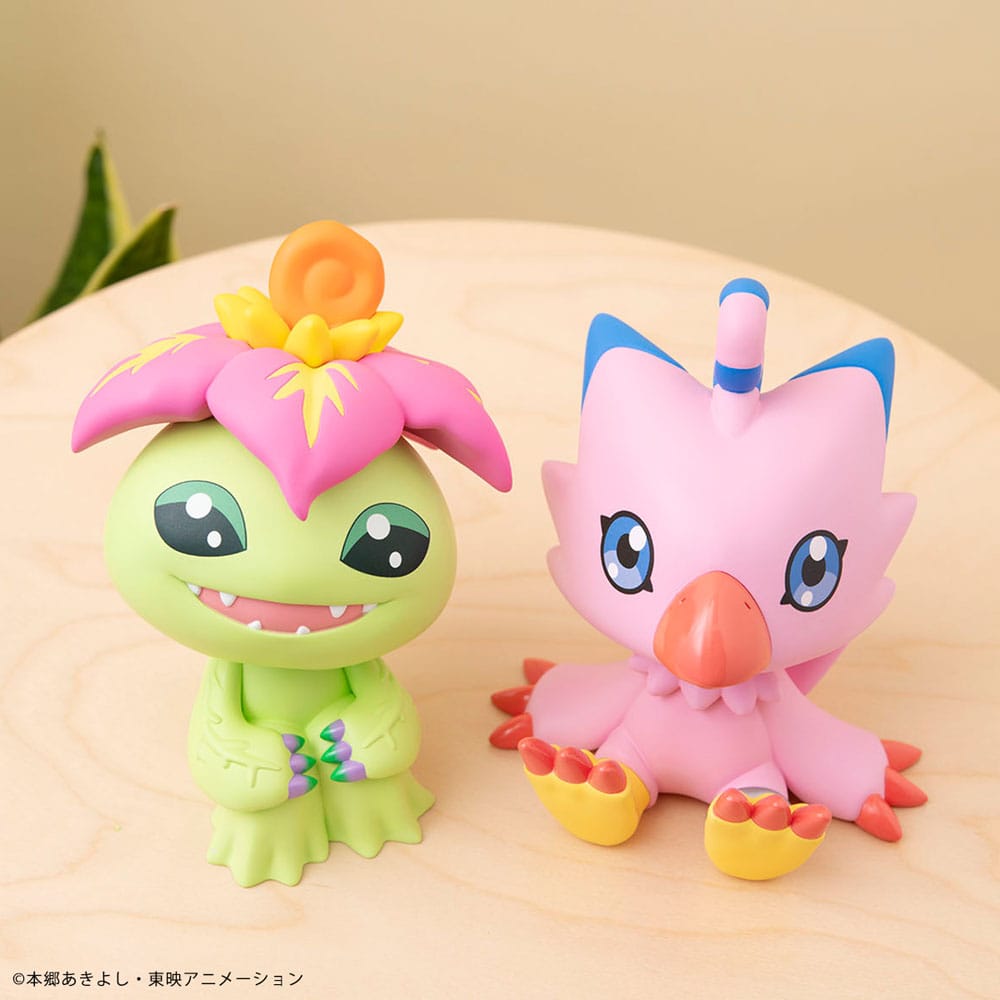 Digimon Adventure Look Up PVC Statues Tentomon & Palmon 11 cm (with gift) 4535123841163