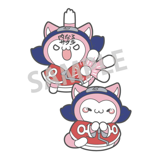 Naruto Mega Cat Project Nyaruto! Enamel Pins Sakura Haruno 5 cm Case (48) 4535123841323