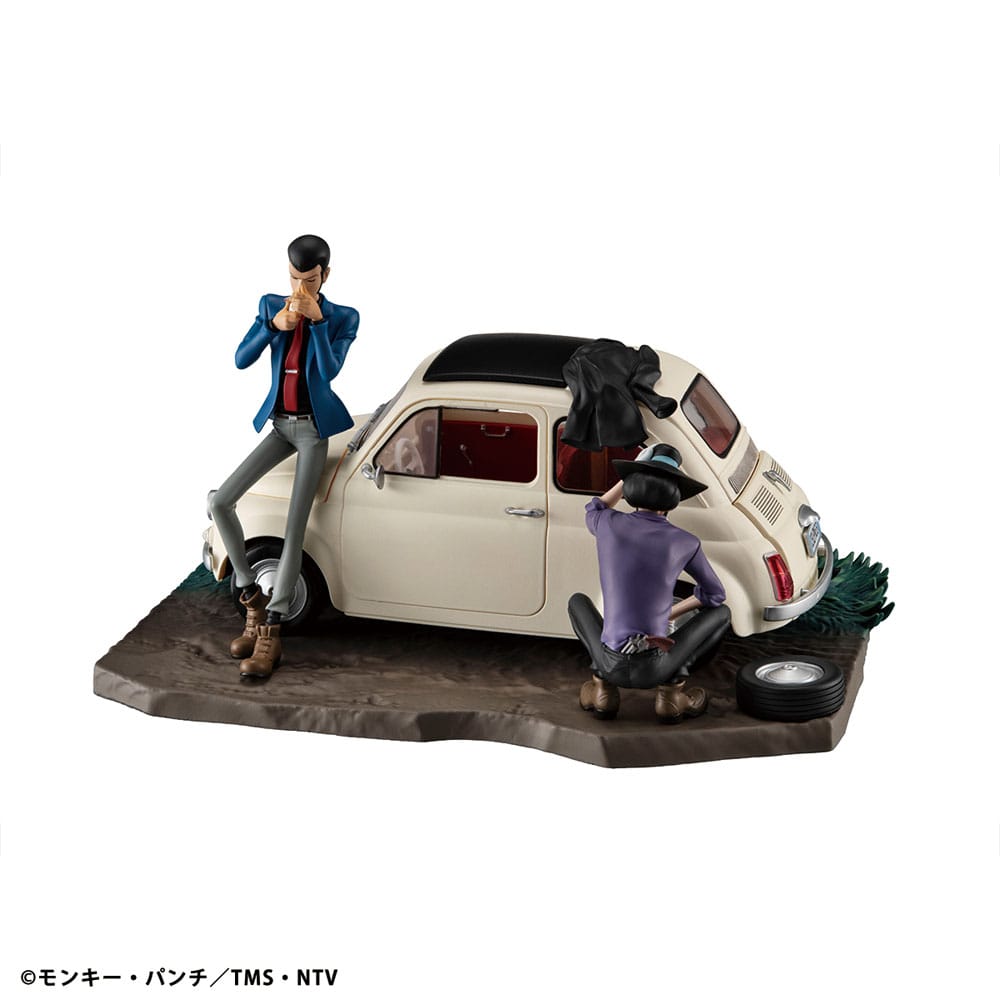 Lupin III PVC Statue Lupin the Gallery Punk at Dawn 9 cm 4535123841842