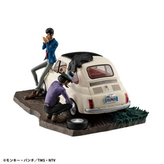 Lupin III PVC Statue Lupin the Gallery Punk at Dawn 9 cm 4535123841842