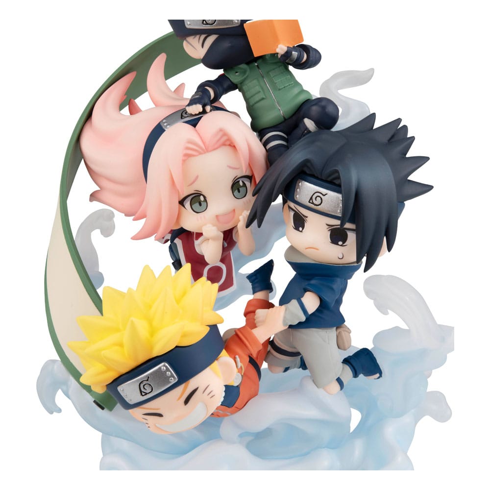 Naruto Shippuden FigUnity PVC Mini Statue Gather here, Team 7 13 cm 4535123841996