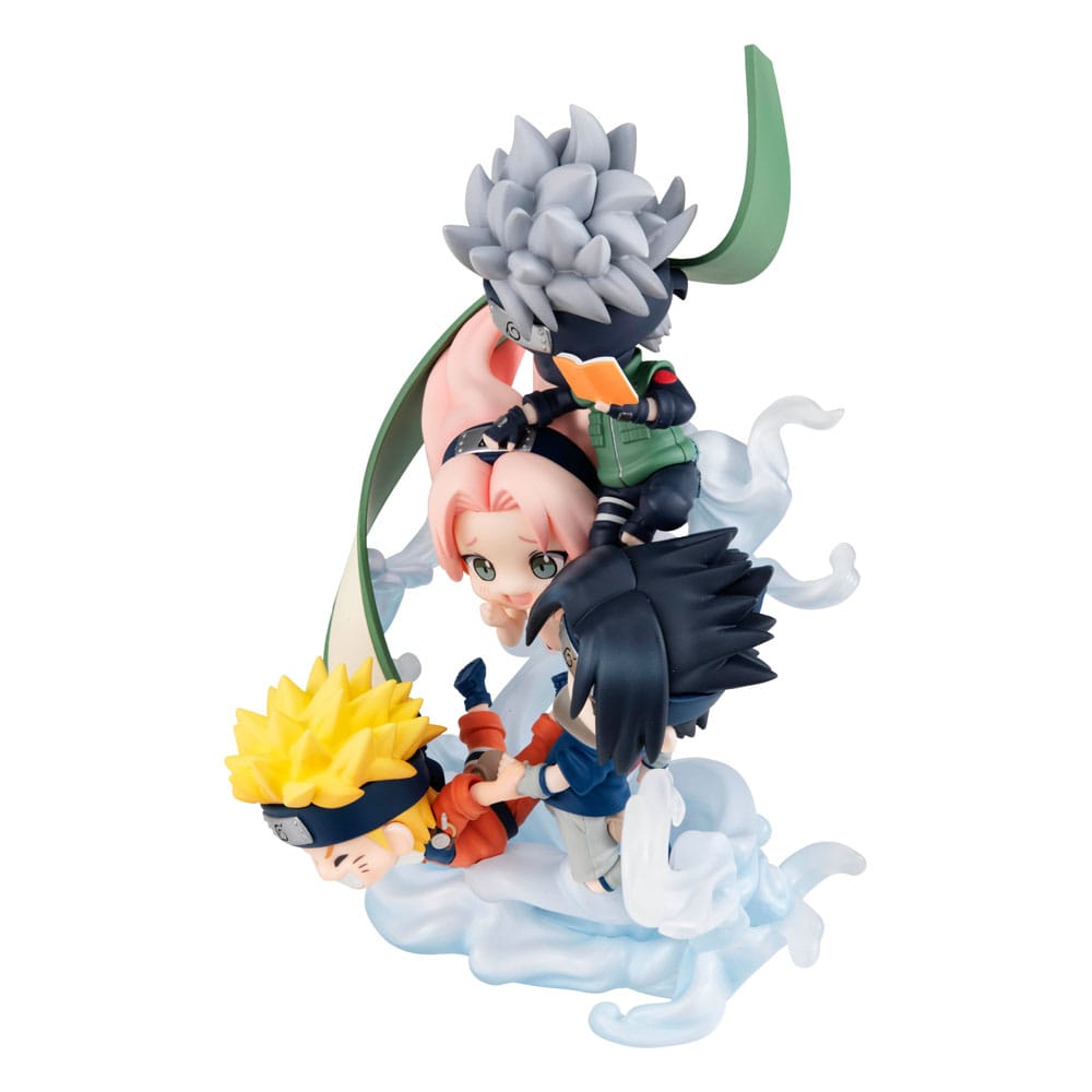 Naruto Shippuden FigUnity PVC Mini Statue Gather here, Team 7 13 cm 4535123841996