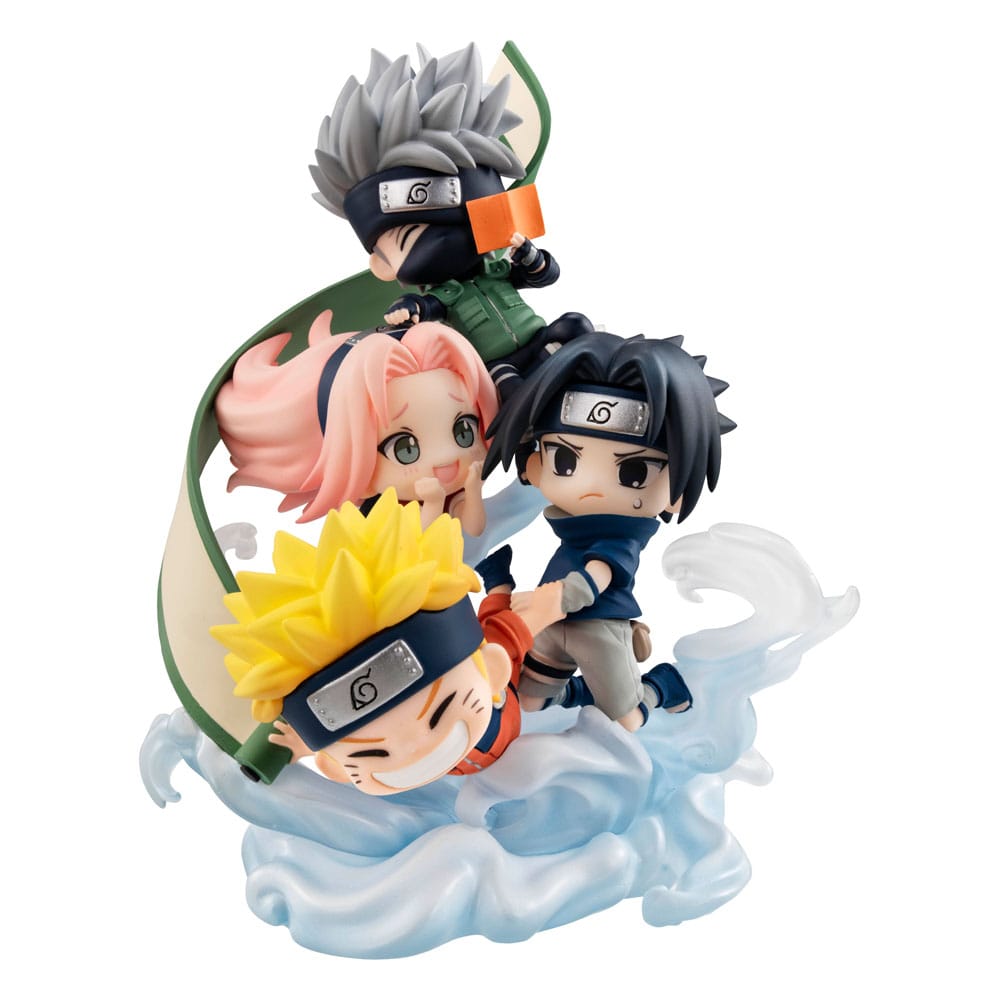 Naruto Shippuden FigUnity PVC Mini Statue Gather here, Team 7 13 cm 4535123841996