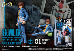 Mobile Suit Gundam G.M.G. Collection 01 Action Figure Earth Federation Amuro Ray 10 cm 4535123842160