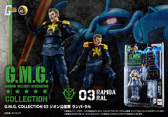 Mobile Suit Gundam G.M.G. Collection 03 Action Figure Principality of Zeon Ramba Ral 10 cm 4535123842184