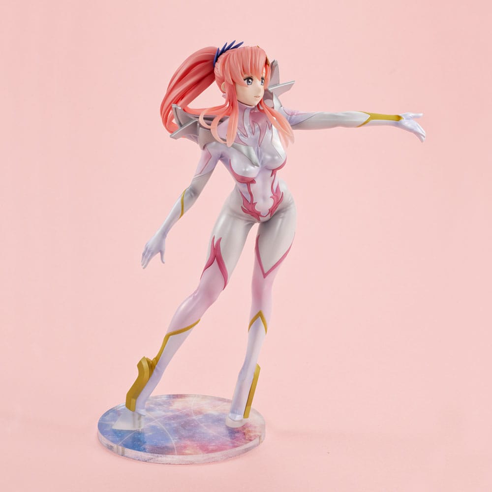 Mobile Suit Gundam Seed Freedom GGG Statue Lacus Clyne Pilot Suit Ver. 22 cm 4535123842207