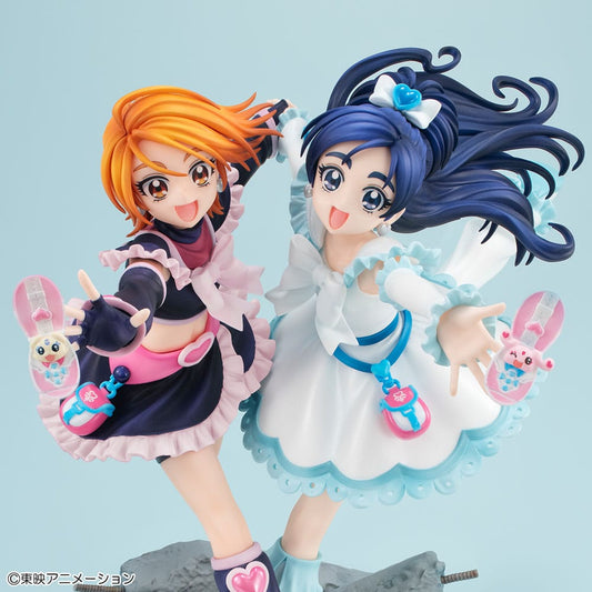 Pretty Cure Lucrea PVC Statue Cure Black & Cure White 22 cm 4535123842221