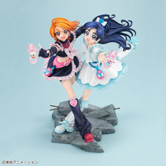 Pretty Cure Lucrea PVC Statue Cure Black & Cure White 22 cm 4535123842221