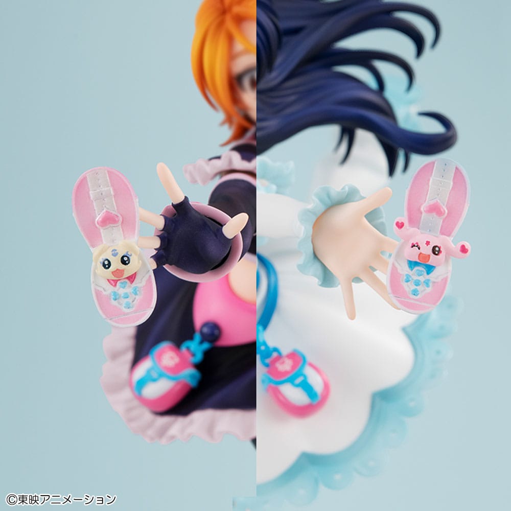 Pretty Cure Lucrea PVC Statue Cure Black & Cure White 22 cm 4535123842221