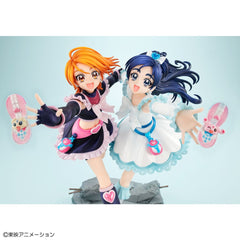 Pretty Cure Lucrea PVC Statue Cure Black & Cure White 22 cm 4535123842221