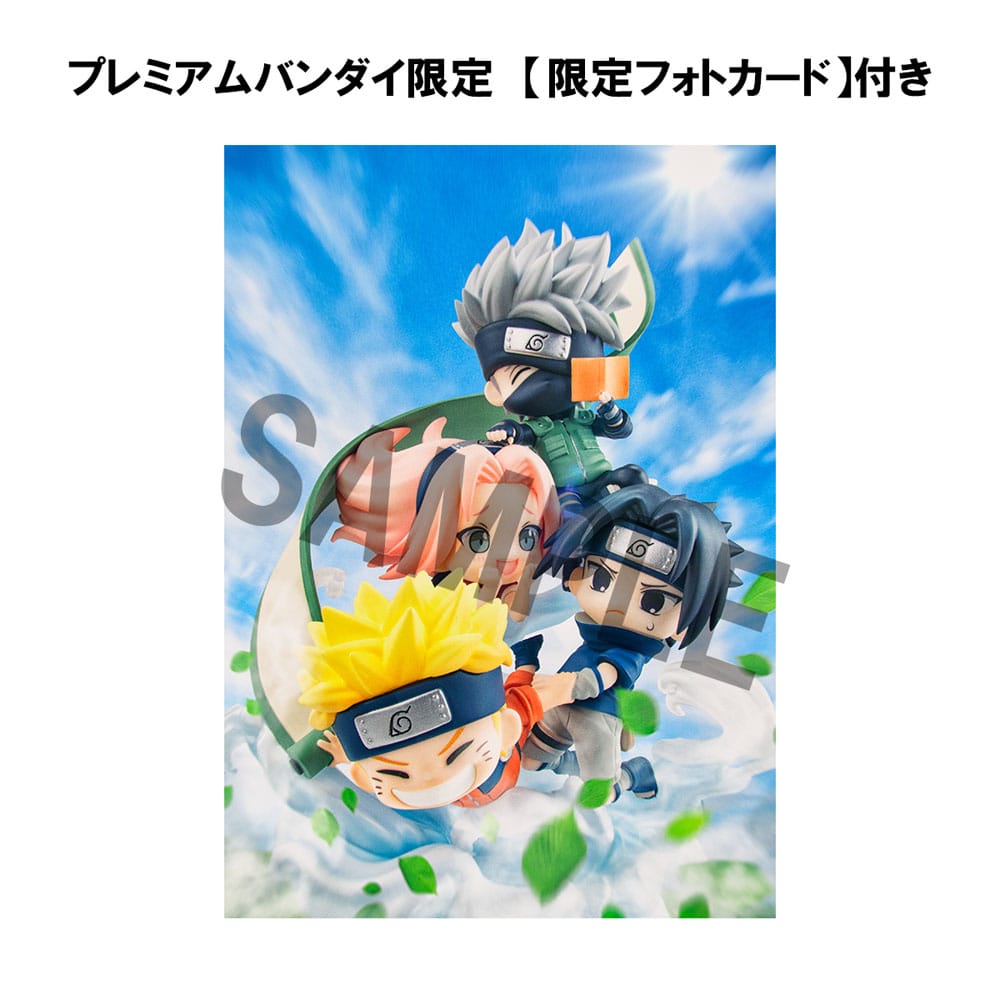 Naruto Shippuden FigUnity PVC Mini Statue Gather here, Team 7 13 cm (with gift) 4535123842252