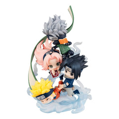 Naruto Shippuden FigUnity PVC Mini Statue Gather here, Team 7 13 cm (with gift) 4535123842252