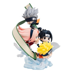 Naruto Shippuden FigUnity PVC Mini Statue Gather here, Team 7 13 cm (with gift) 4535123842252