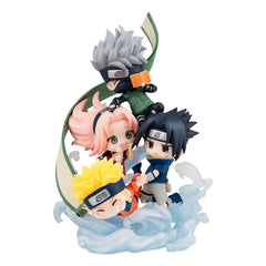 Naruto Shippuden FigUnity PVC Mini Statue Gather here, Team 7 13 cm (with gift) 4535123842252