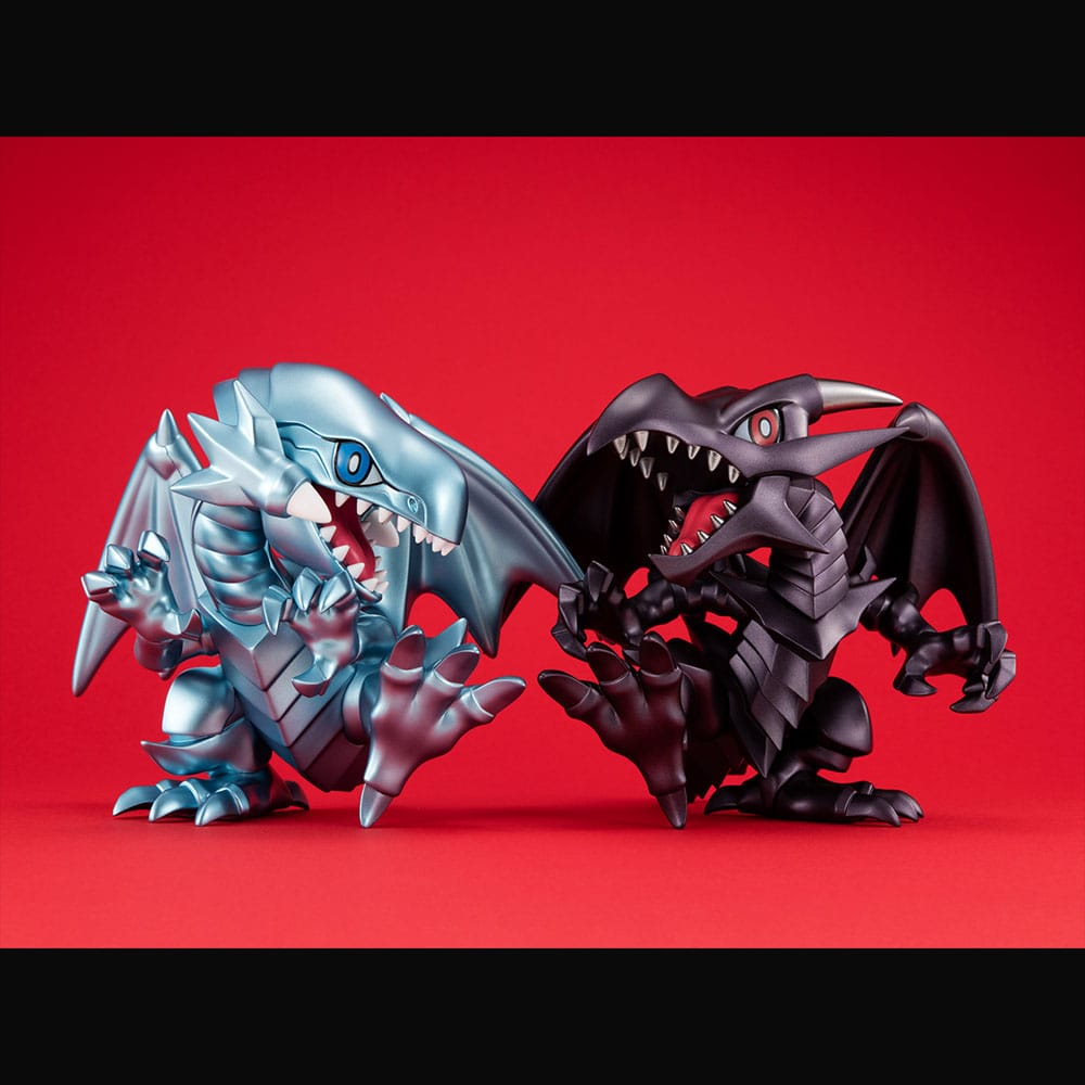 Yu-Gi-Oh! Duel Monsters Megatoon PVC Statue Red Eyes Black Dragon & The Winged Dragon of Ra 13 cm (with gift) 4535123842511