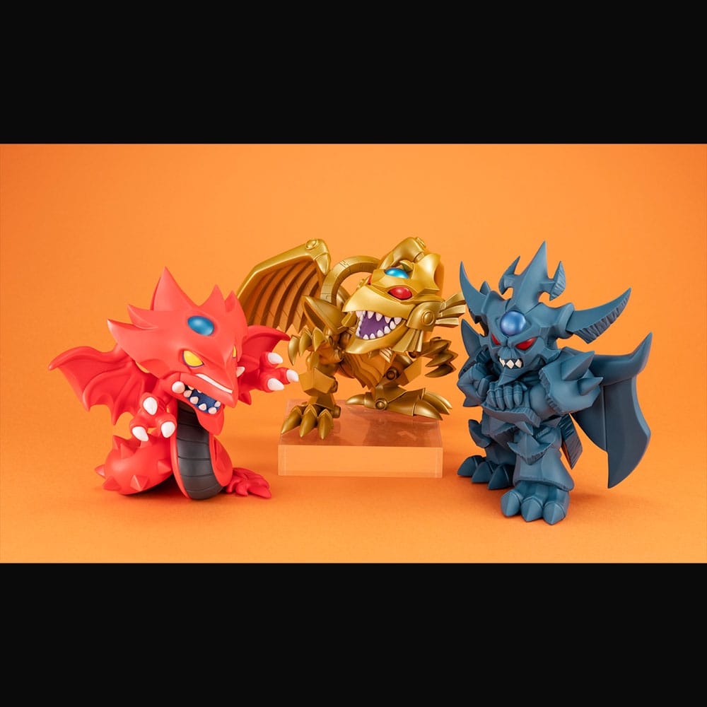 Yu-Gi-Oh! Duel Monsters Megatoon PVC Statue Red Eyes Black Dragon & The Winged Dragon of Ra 13 cm (with gift) 4535123842511