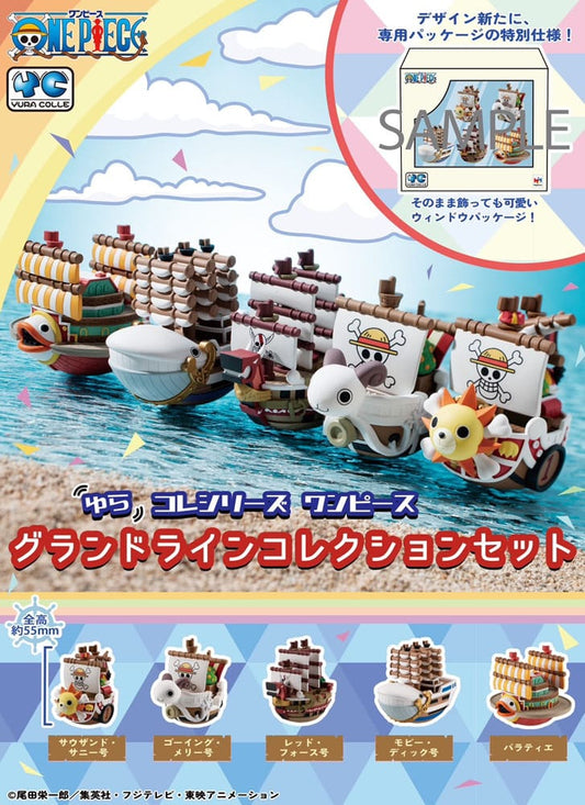 One Piece Yuracolle Series Trading Figure 5-Pack Grand Line 6 cm 4535123842979